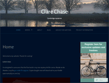 Tablet Screenshot of clarechase.com